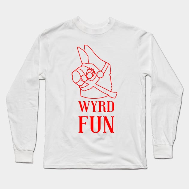 Wyrd Pinata Big Head Long Sleeve T-Shirt by wyrdfun